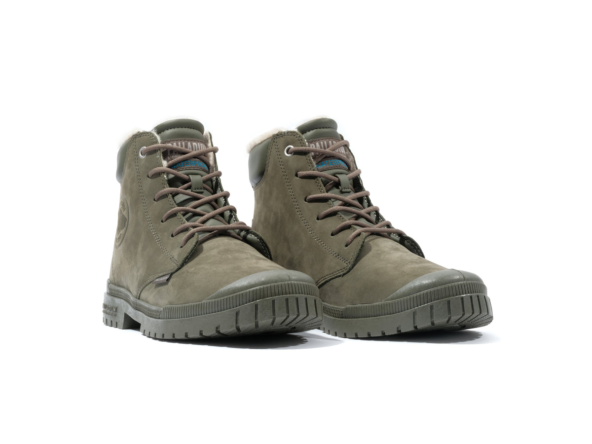 79067-325-M | SP20 Cuff Leather WP WL | Olive Night