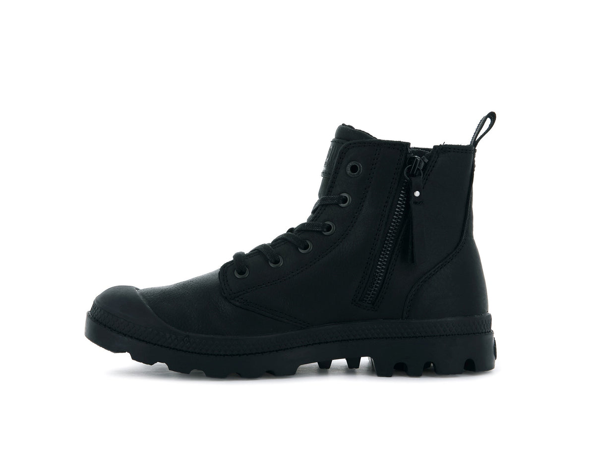 76888-008-M | Pampa Hi Zip Lth ESS | Black/Black