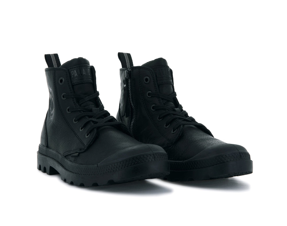 76888-008-M | Pampa Hi Zip Lth ESS | Black/Black