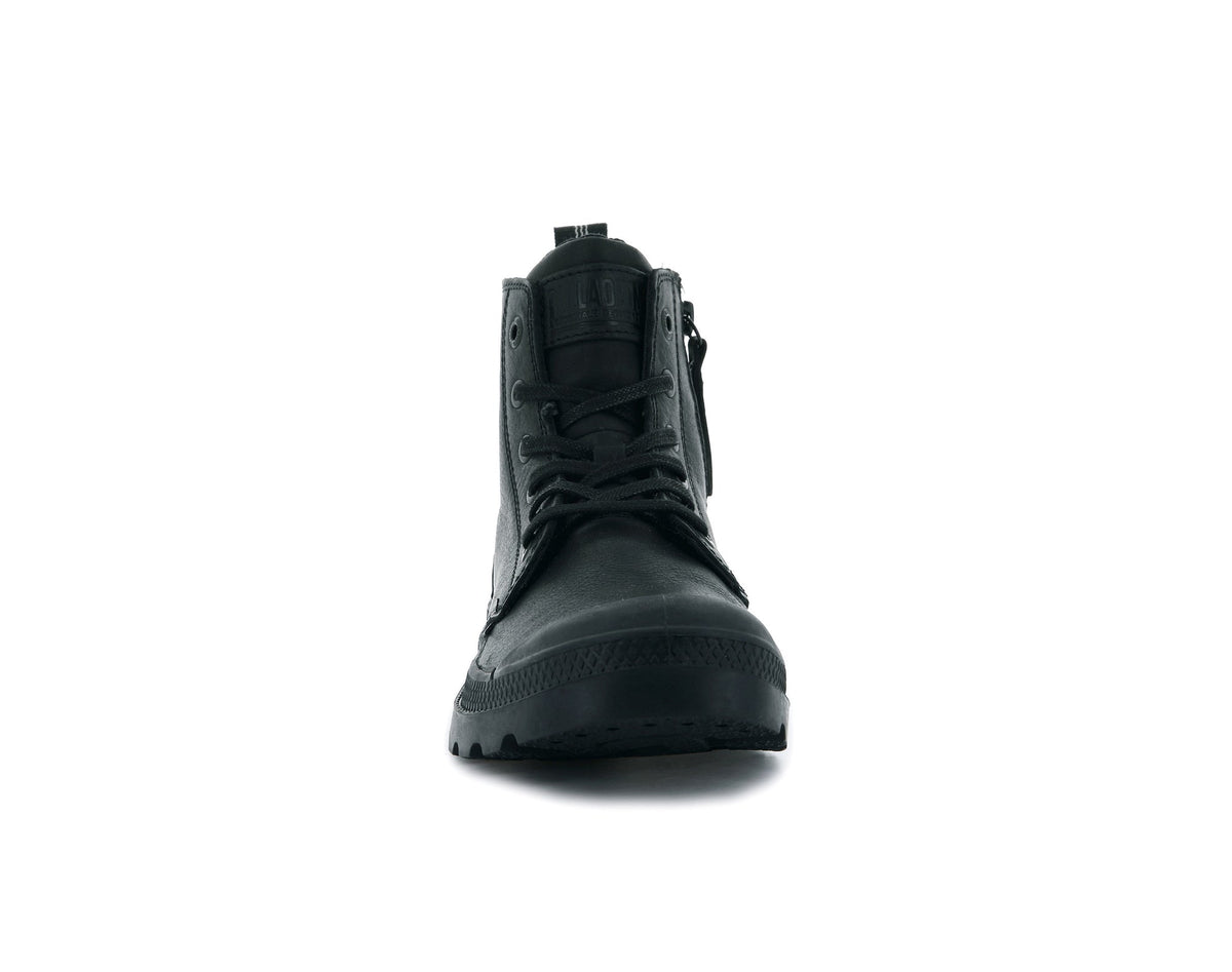 76888-008-M | Pampa Hi Zip Lth ESS | Black/Black