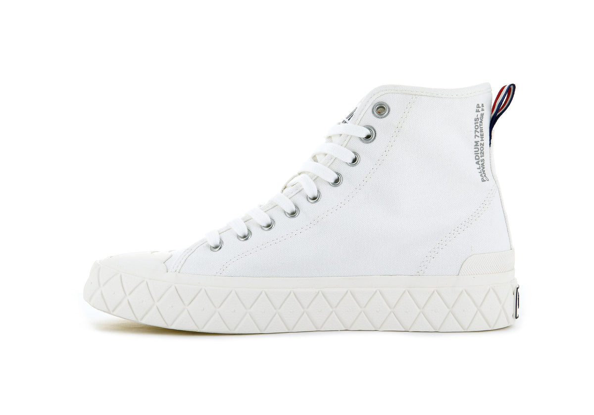 77015-116-M | Palla Ace Canvas Mid | Star White