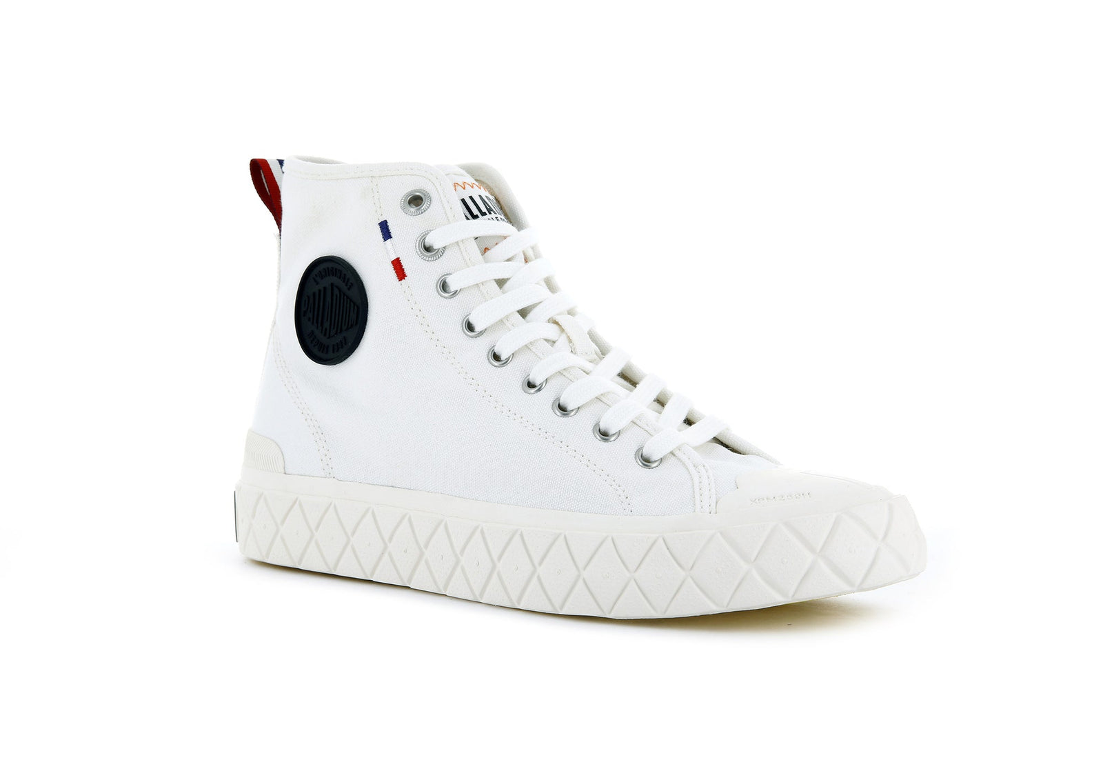77015-116-M | Palla Ace Canvas Mid | Star White